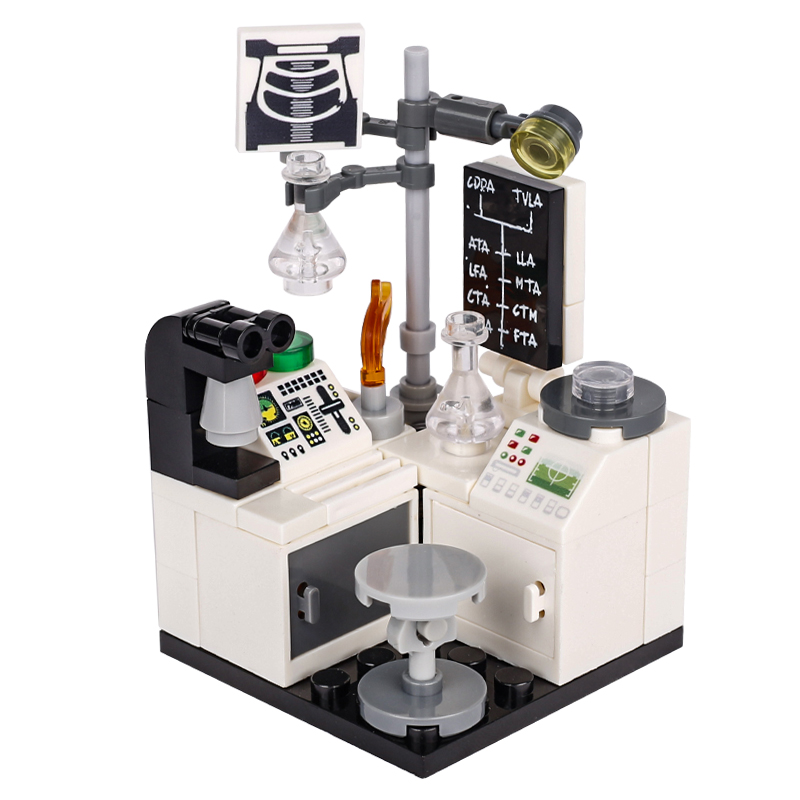 MOC City Laboratory Lab Buildi - Lego Set Creator 评论和价格