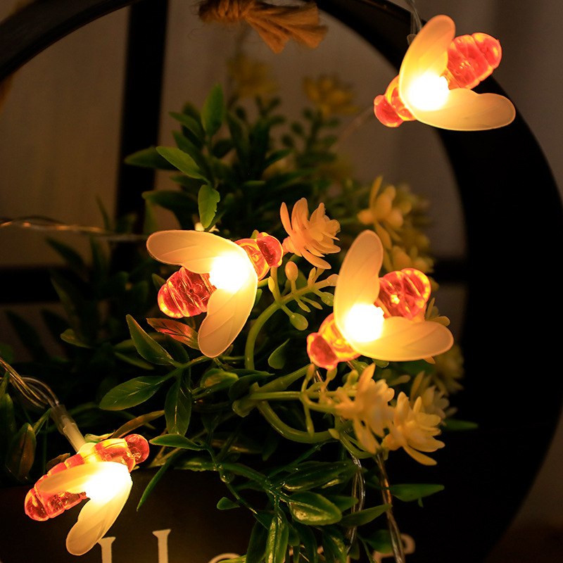 LEDS Bees String Lights Vintag - Led Fairy String Lights 评论和价格