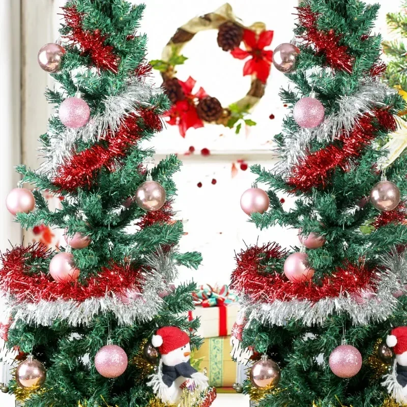 1.5/30M Colorful Christmas Rib - Tinsel Garland Decoration 评论和价格