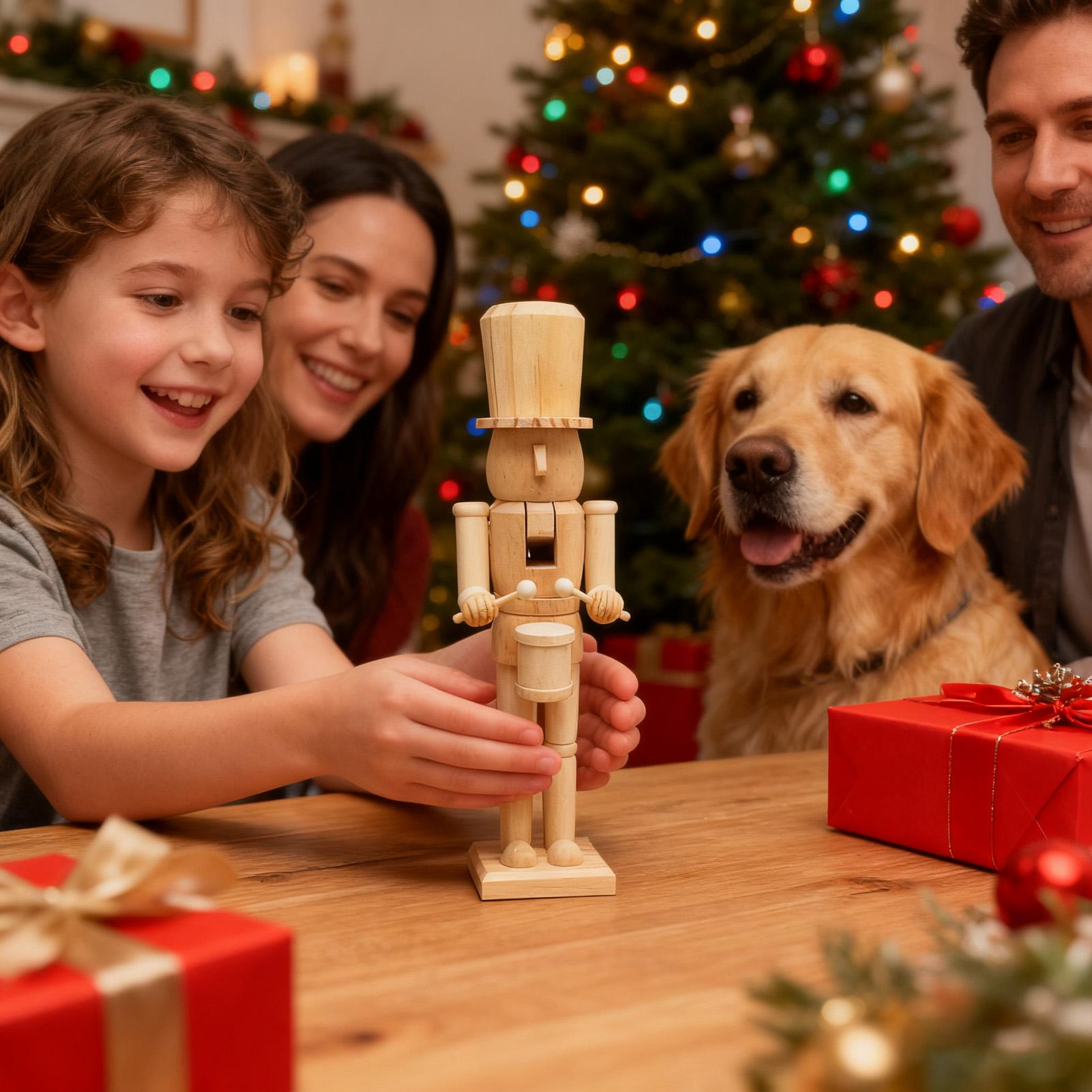 Nutcrackers Figures 38cm Woode - Nutcracker Figurine 评论和价格