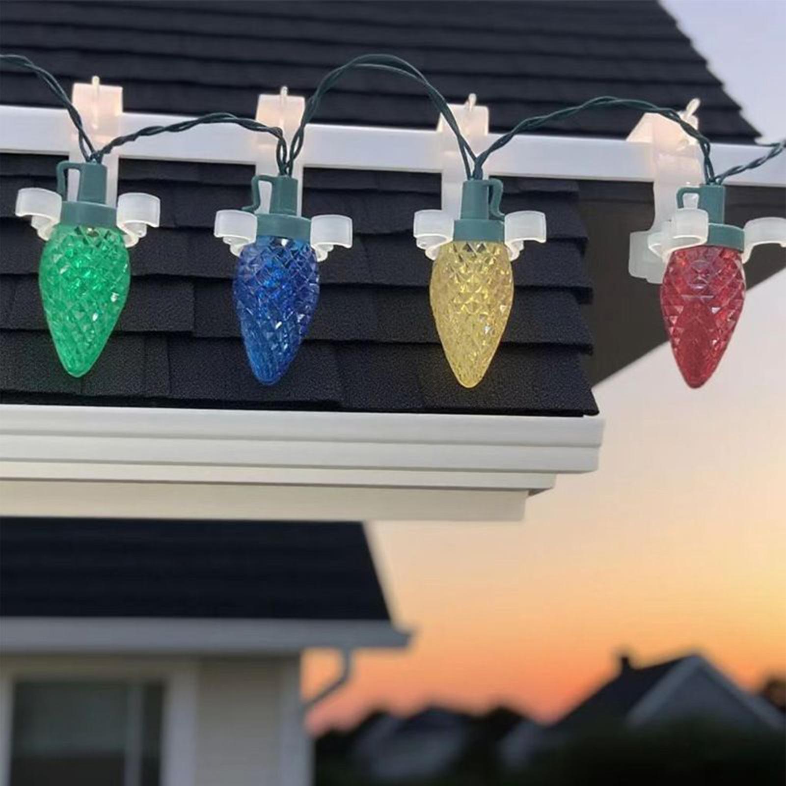 Christmas Light Gutter Clips 1 - Christmas Lights Outdoor 评论和价格