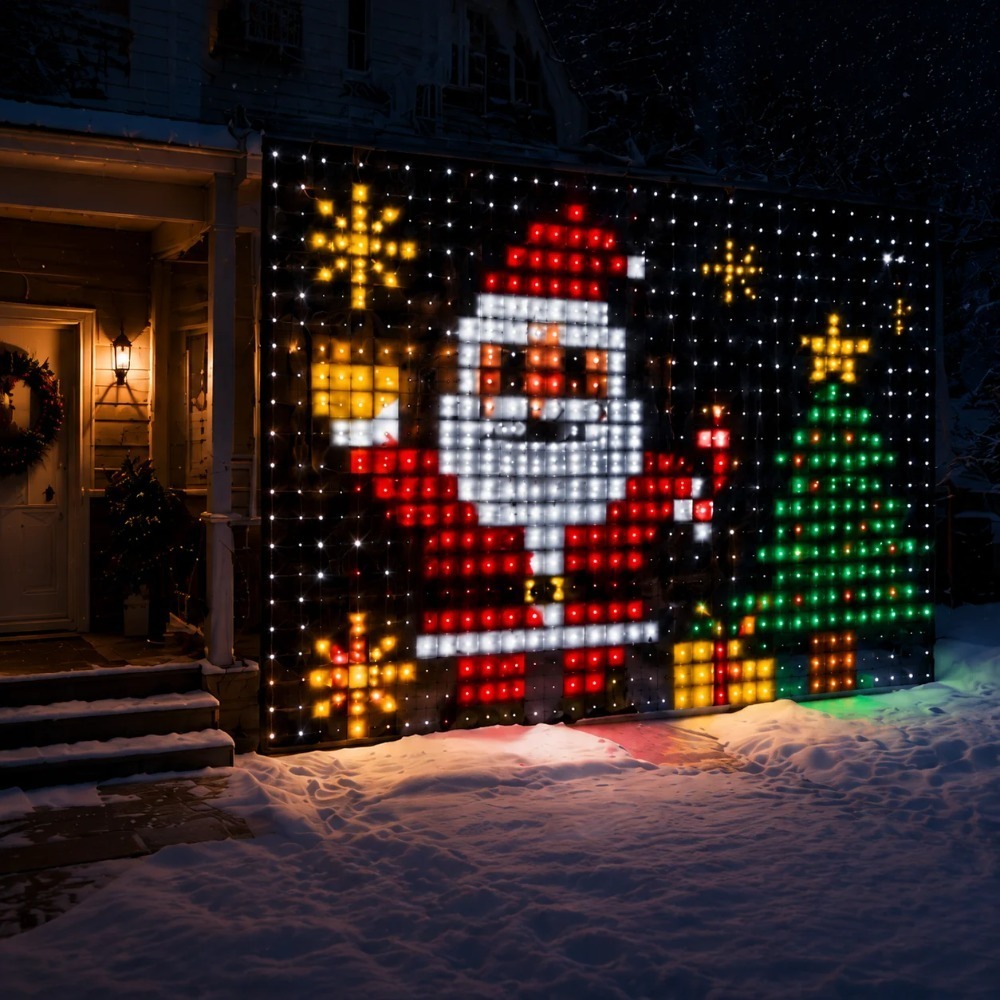 Smart RGB LED Curtain Lights B - Led Fairy String Lights 评论和价格
