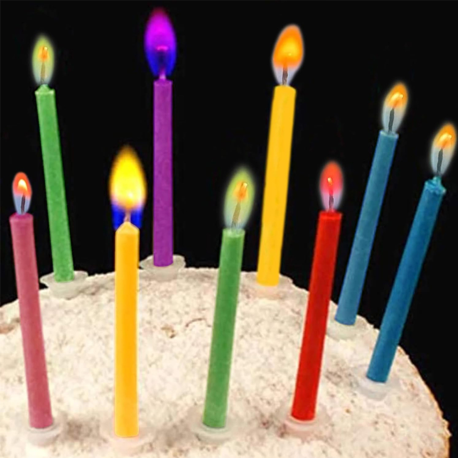 12/24 Pcs birthday cake candle - Holiday Candle Set 评论和价格