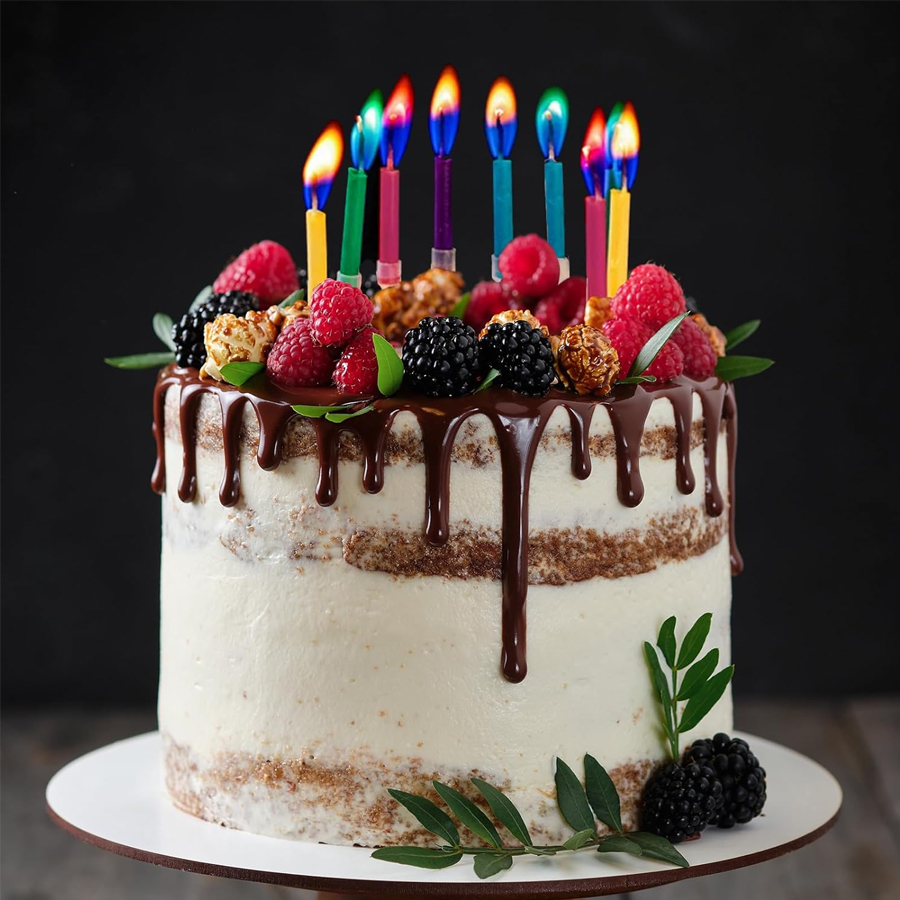 12/24 Pcs birthday cake candle - Holiday Candle Set 评论和价格