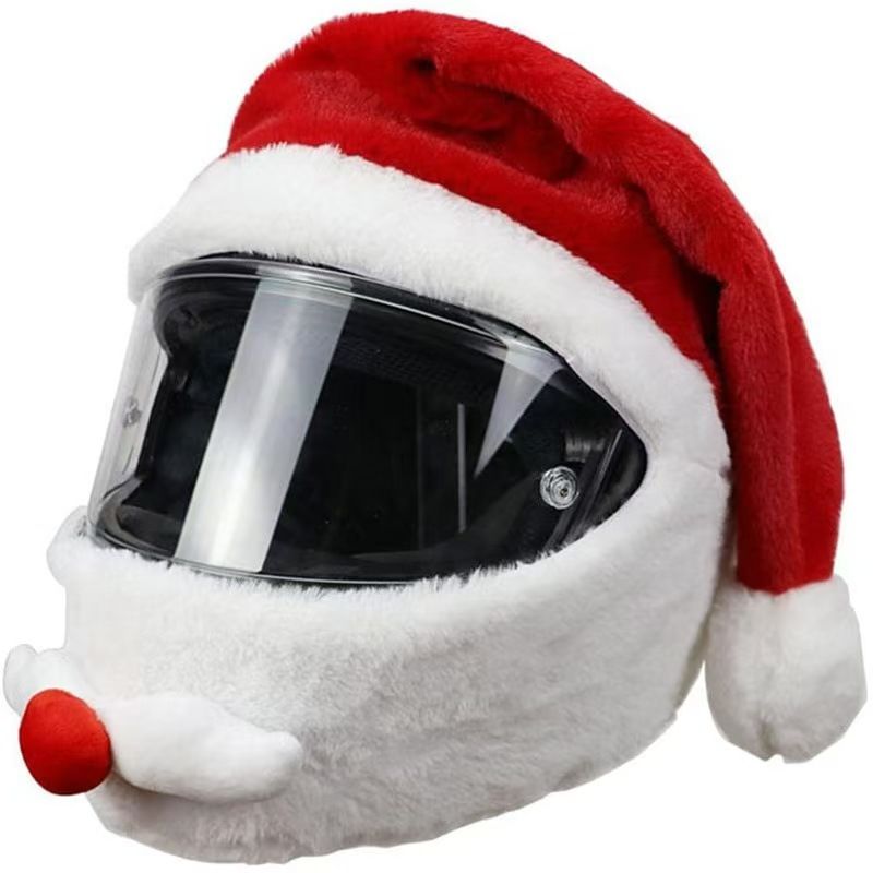 Christmas Santa Helmet Cover P - Santa Hat Plush 评论和价格