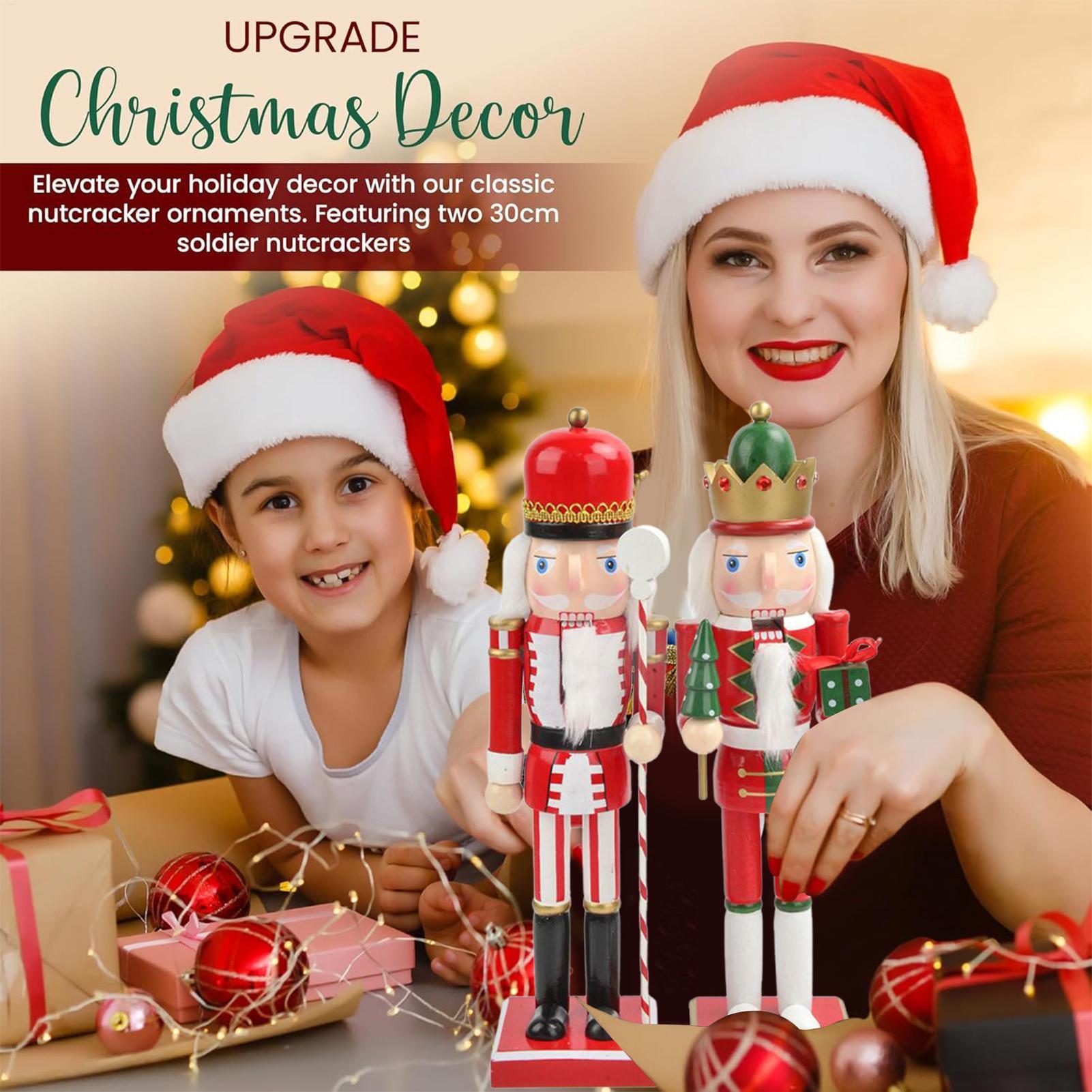 Wooden Nutcracker 15 Inch Wood - Nutcracker Figurine 评论和价格