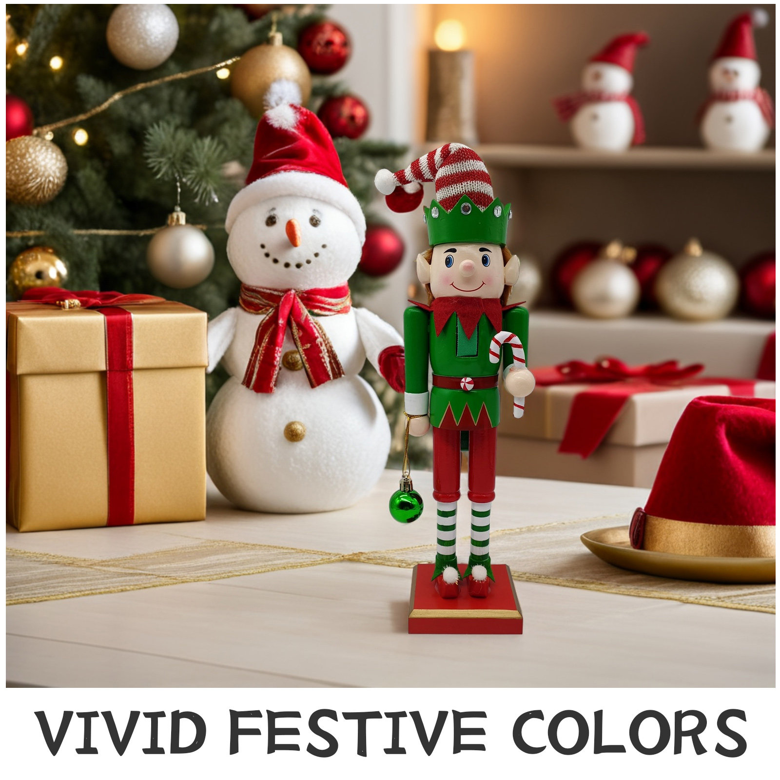Christmas Wooden Nutcracker So - Nutcracker Figurine 评论和价格