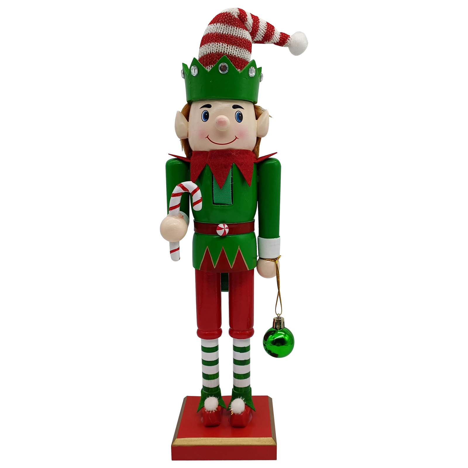 Christmas Wooden Nutcracker So - Nutcracker Figurine 评论和价格